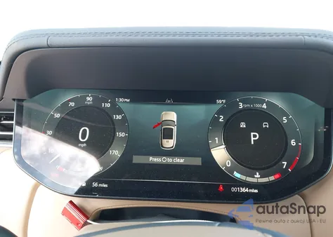 2025 Land Rover Range Rover P400 Se z USA, uszkodzony, nr VIN SALKP9FU8SA313483